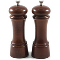 6" Elegance Walnut Pepper/Salt Mill Set